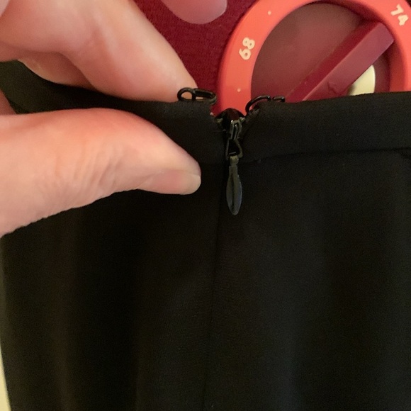 MAX MARA BLACK ASYMMETRICAL SKIRT - Picture 7 of 13